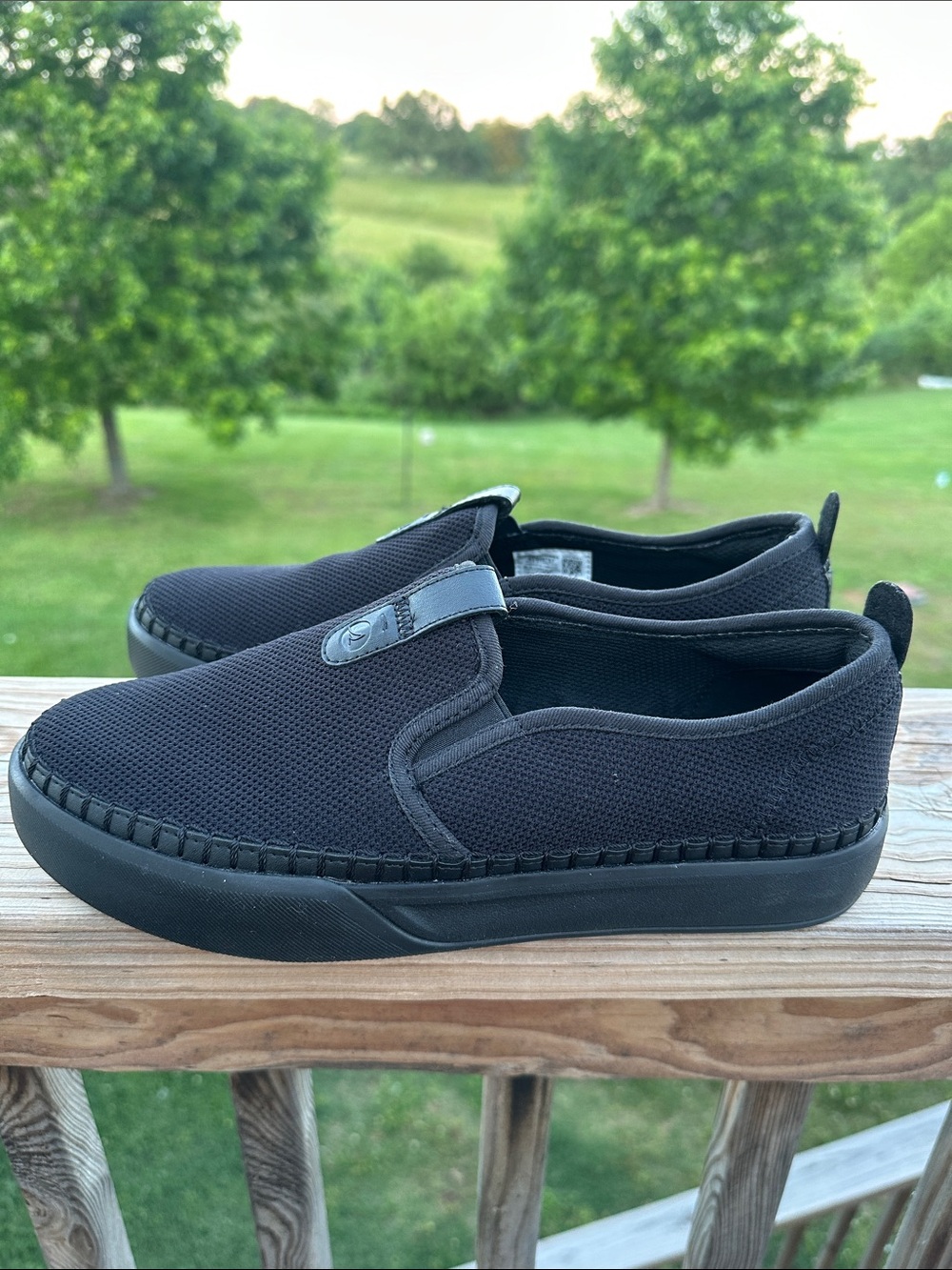 NWOT Sperry Breaker PlushStep Women's Black Slip On Loafers